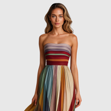 Isola | Chic Long Dress With Elegant Details | The Bellemont Sisters Australia