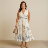 Emma | Women’s Flowy Sleeveless Summer Maxi Dress | The Bellemont Sisters Australia