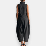 RYKER | SLEEVELESS CARGO JUMPSUIT | The Bellemont Sisters Australia