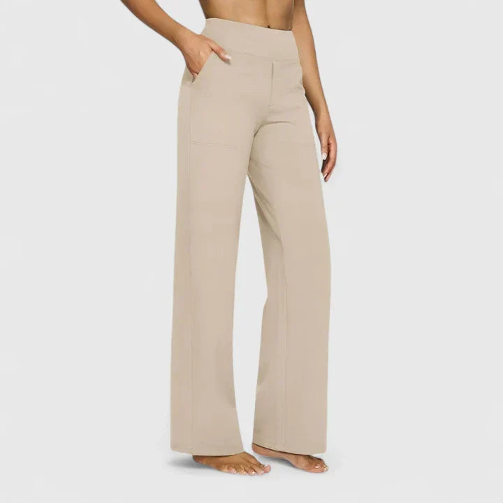 Jasmynne | Comfortable Pants – Cream | The Bellemont Sisters Australia