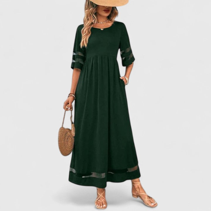 Yvaine | Elegant Dress – Green | The Bellemont Sisters Australia