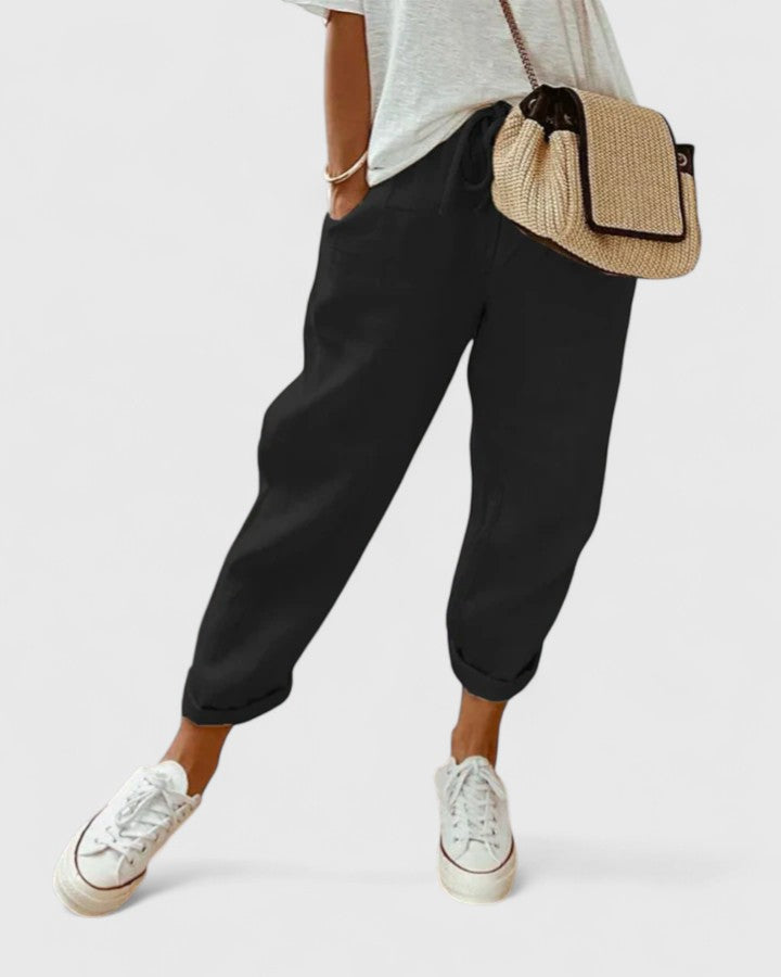 Dhalianette | Elegant Pants – Black | The Bellemont Sisters Australia