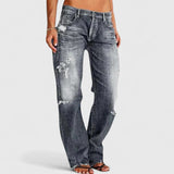 Lianette | Elegant Jeans – Gray | The Bellemont Sisters Australia