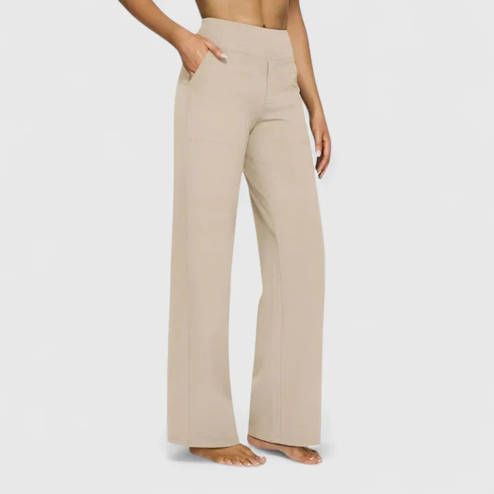 Ame | Elegant Pants – Cream | The Bellemont Sisters Australia