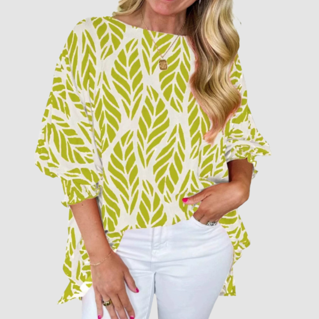 Trixie™ Elegant Loose Blouse – Yellow | The Bellemont Sisters Australia