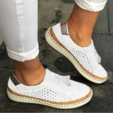 Arden | Orthoflex Slip-Ons – White | The Bellemont Sisters Australia