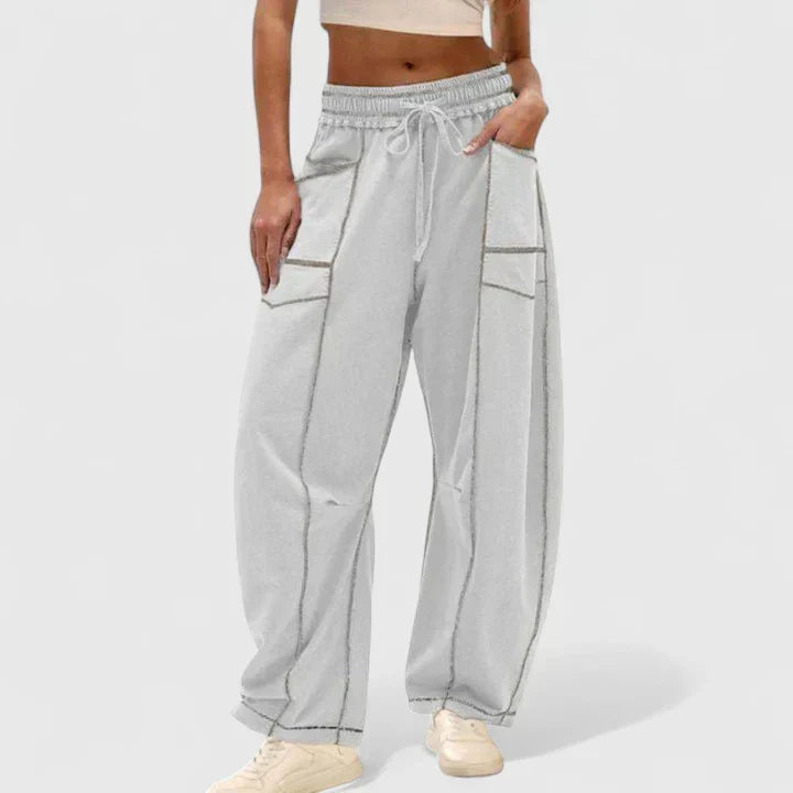 Camrynnne | Comfortable Pants – Gray | The Bellemont Sisters Australia