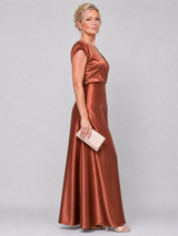 Samouse | Cap Sleeve Wrap Bodice Maxi Dress | The Bellemont Sisters Australia