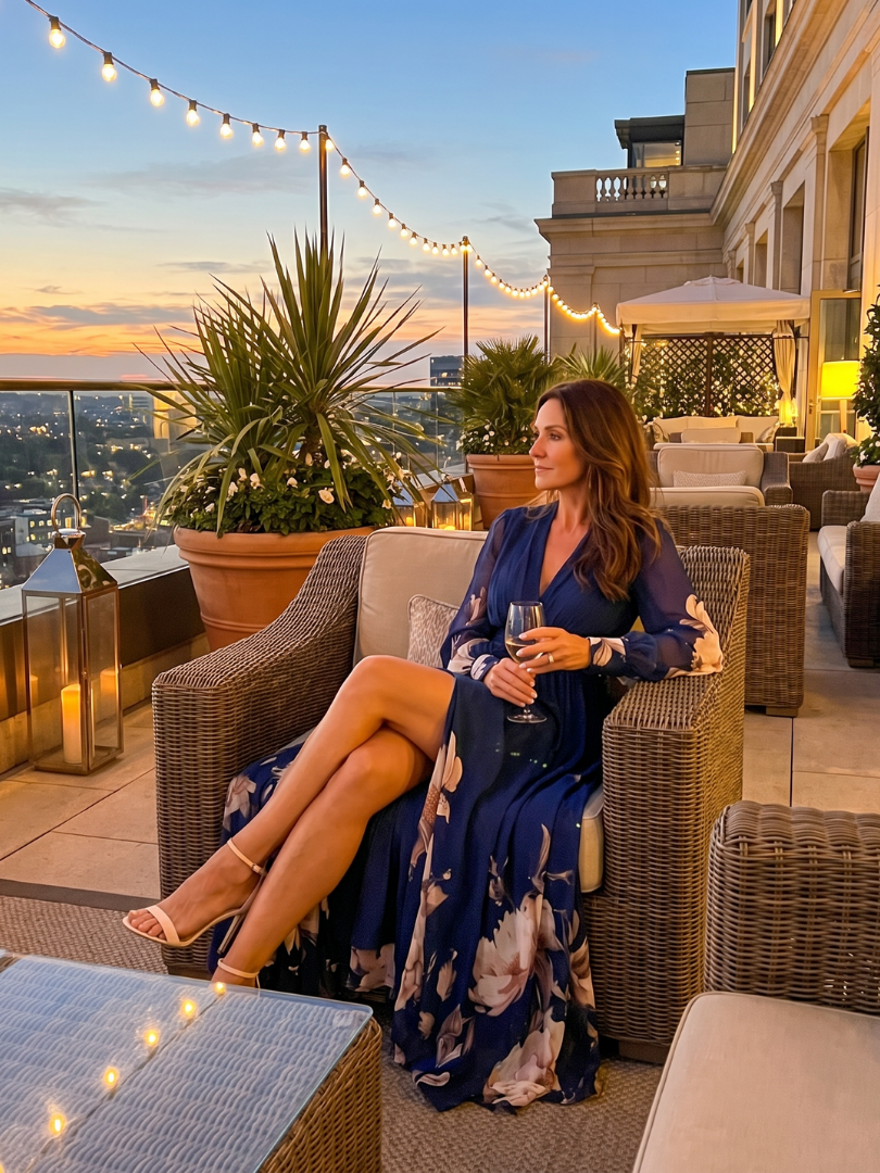 Ziva | Pleated Sheer Sleeves Maxi Dress | The Bellemont Sisters Australia