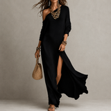Keara™ Elegant Dress – Black | The Bellemont Sisters Australia