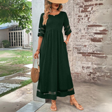 Aubrey™ | Flattering Tummy-Smoothing Midi Dress – Green | The Bellemont Sisters Australia