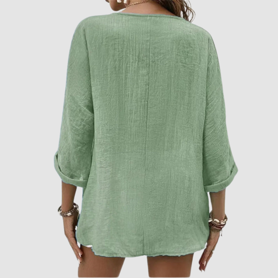 Monica™ Elegant Breathable Blouse | The Bellemont Sisters Australia