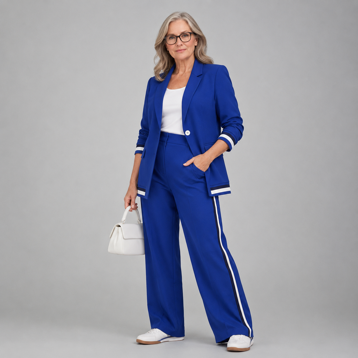 Hyacinth | Casual Suit Set – Blue | The Bellemont Sisters Australia