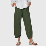 Leona | Comfortable Pants – Military Green | The Bellemont Sisters Australia
