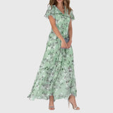 Lola | Figure Flattering Dress – Green | The Bellemont Sisters Australia