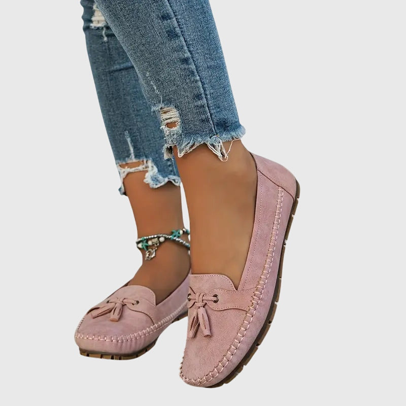 Marcelle | Comfortable Loafers – Pink | The Bellemont Sisters Australia