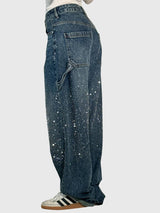 Kimberly | Women’s Sparkle Diamond Denim Pants | The Bellemont Sisters Australia