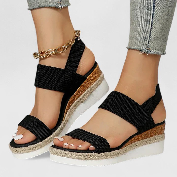 Merill | Orthopedic Sandals – Black | The Bellemont Sisters Australia