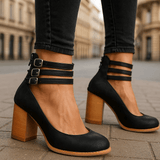 Elena - Charm Heels – Black | The Bellemont Sisters Australia
