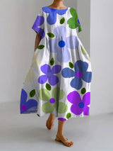 Eli floral summer dress – Blue | The Bellemont Sisters Australia