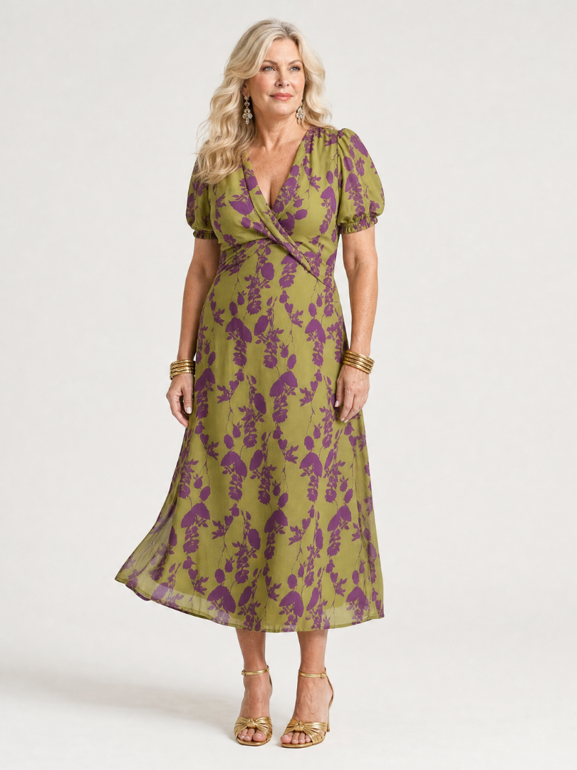 Virel | Relaxed Floral Midi Dress | The Bellemont Sisters Australia