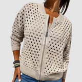 Desiree™ - Premium Knitted Cardigan – Beige | The Bellemont Sisters Australia