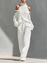 Alessia | Off-Shoulder Two-Piece – White | The Bellemont Sisters Australia