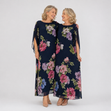 Elowen™ | Midnight Bloom Maxi Dress | The Bellemont Sisters Australia