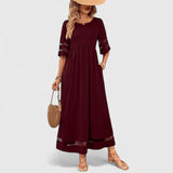 Delymarina | Elegant Midi Dress – Red | The Bellemont Sisters Australia