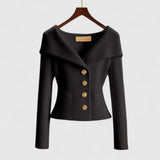 Avelora | Elegant Cardigan – Black | The Bellemont Sisters Australia