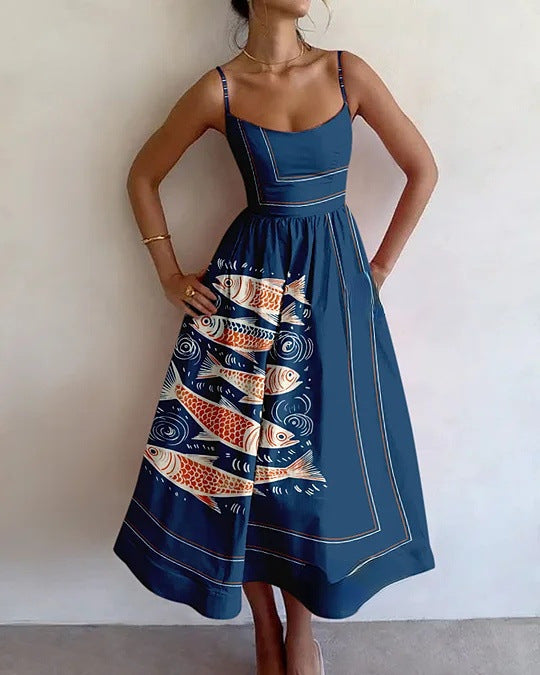 Tinsley | Ocean Tide Midi Dress | The Bellemont Sisters Australia