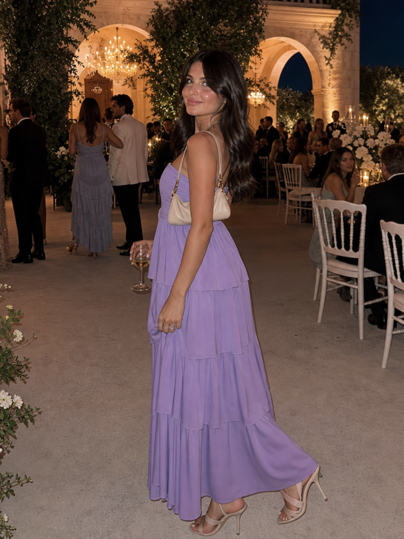 Gemma | Strapless Smocked Bodice Midi Dress | The Bellemont Sisters Australia