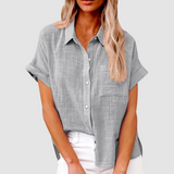 Carol™ Elegant Casual Blouse – Gray | The Bellemont Sisters Australia