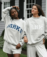 Varsity Sweatshirts and Hoodies – Grey Sweatshirt 2-Pack Navy & White Letters | The Bellemont Sisters Australia