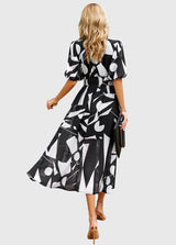 Merlin | Flattering Floral Midi Dress | The Bellemont Sisters Australia