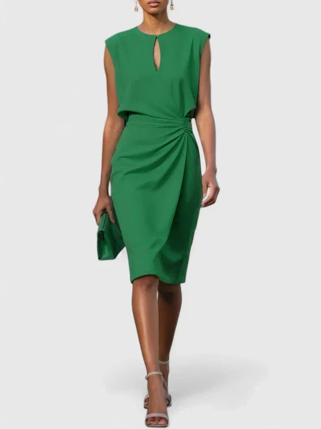 Lisandrah | Sophisticated Dress – Green | The Bellemont Sisters Australia