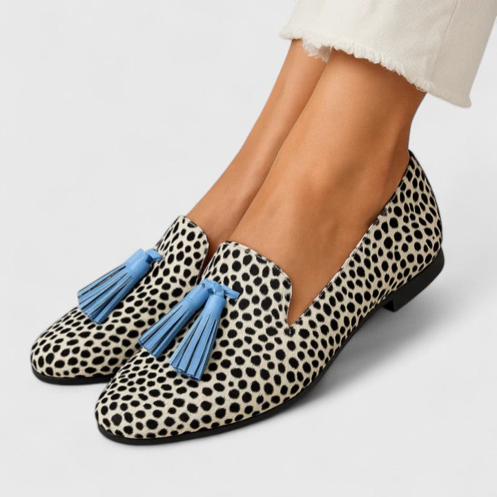 Yzabella - Comfortable and Refined Loafers – Black and White | The Bellemont Sisters Australia