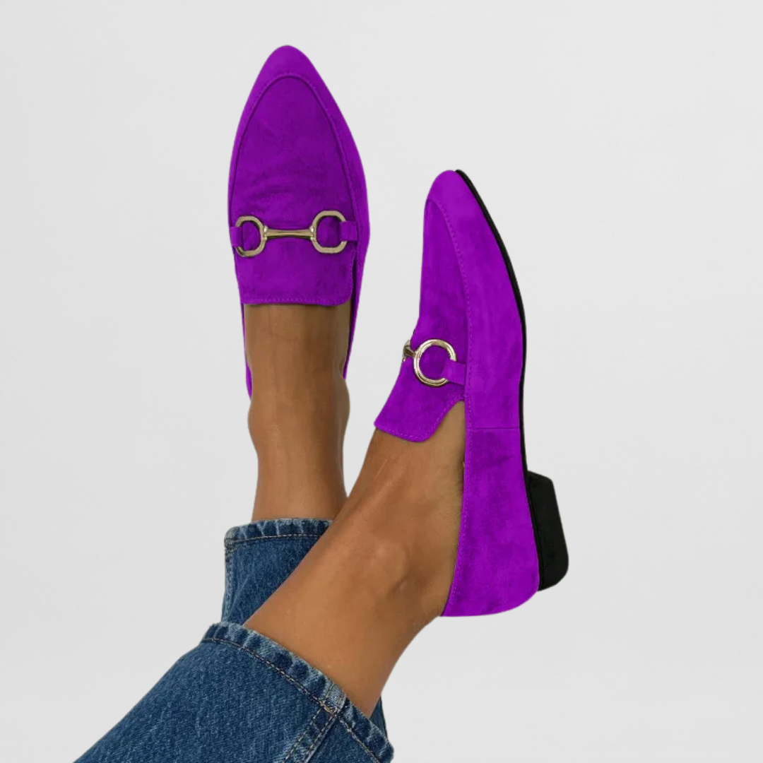 Mireille | Orthopedic Loafers – Purple | The Bellemont Sisters Australia