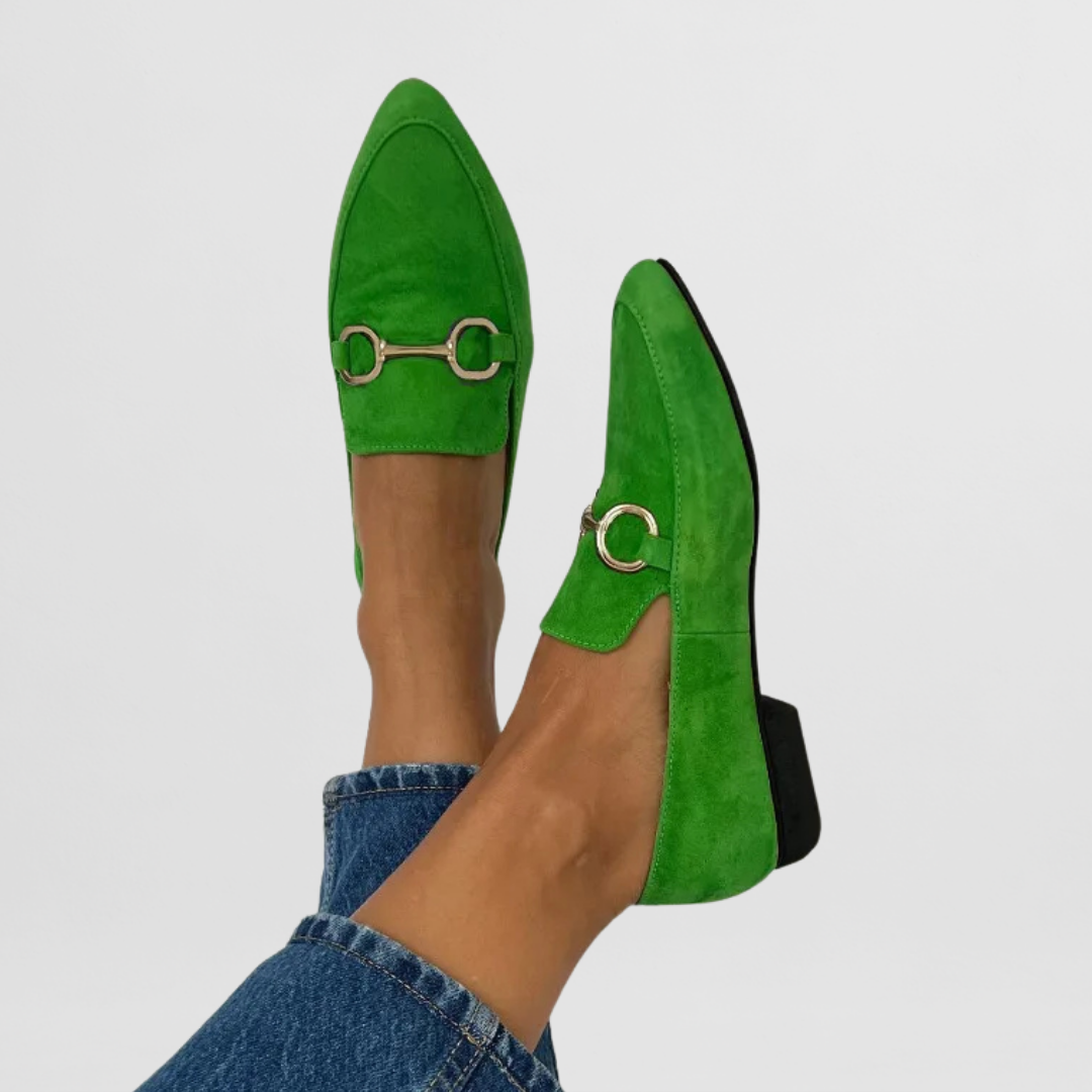 Hyelianne - Comfortable Loafers – Green | The Bellemont Sisters Australia
