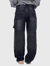 Kimberly | Women’s Sparkle Diamond Denim Pants | The Bellemont Sisters Australia