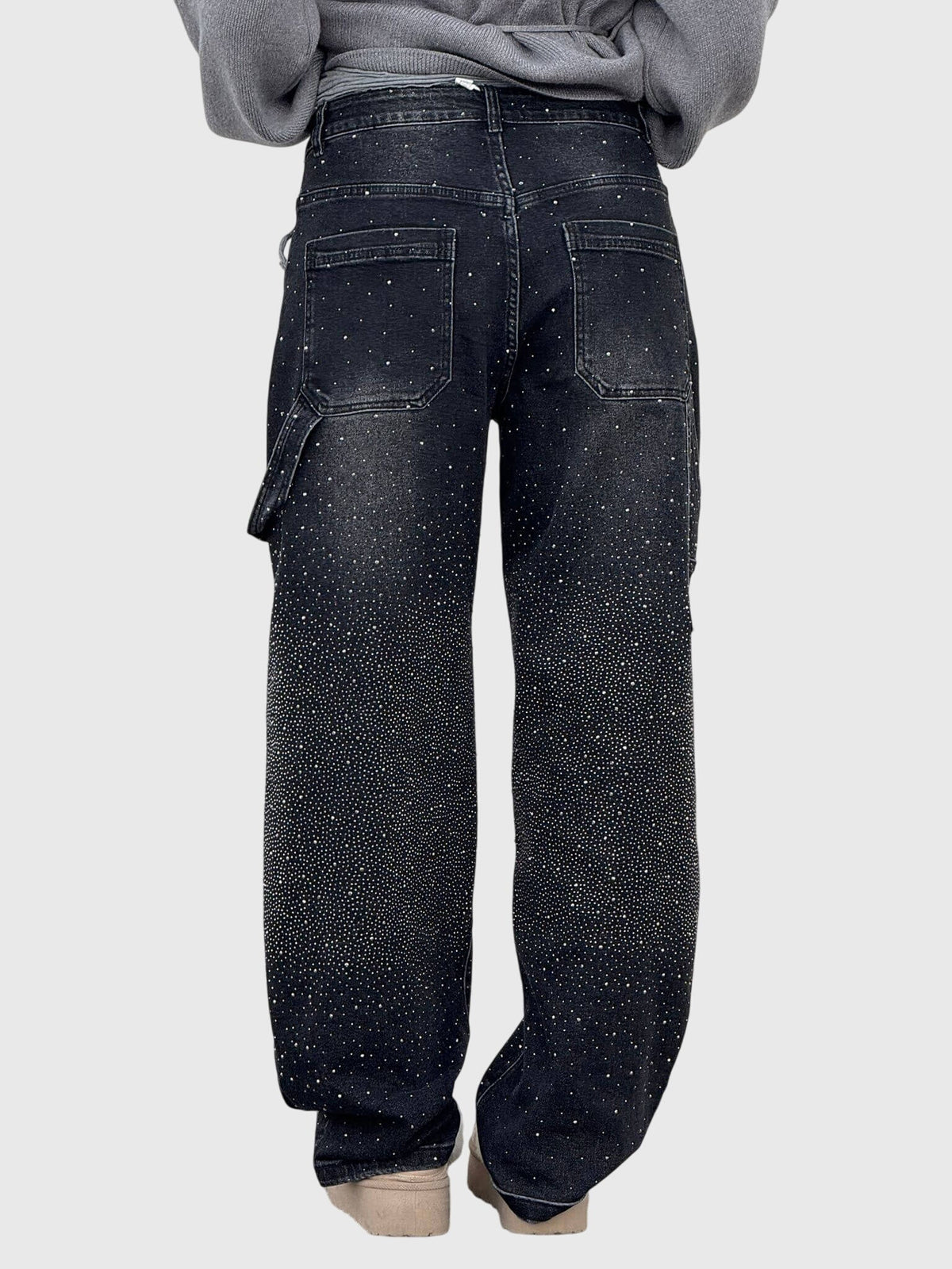 Kimberly | Women’s Sparkle Diamond Denim Pants | The Bellemont Sisters Australia
