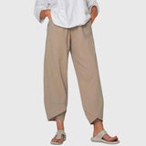 Leona | Comfortable Pants – Khaki | The Bellemont Sisters Australia