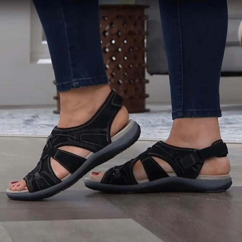 Sandro | Coastal Sandals – Black | The Bellemont Sisters Australia