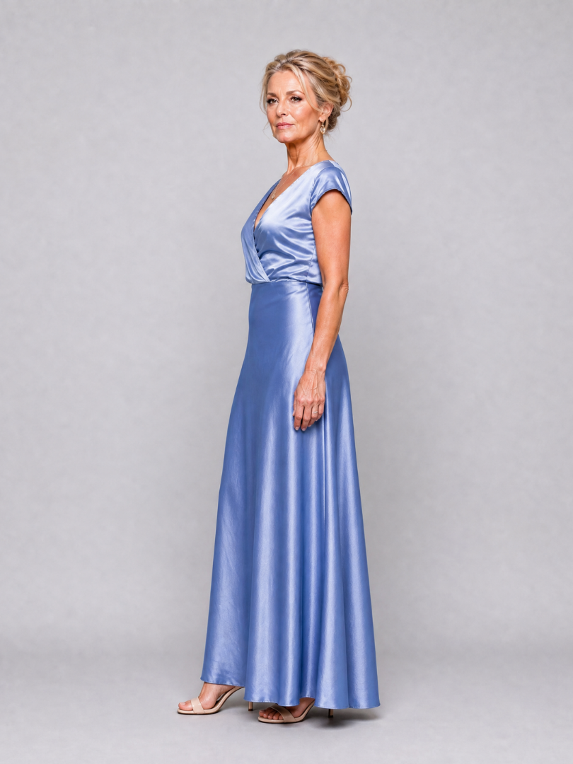 Samouse | Cap Sleeve Wrap Bodice Maxi Dress | The Bellemont Sisters Australia