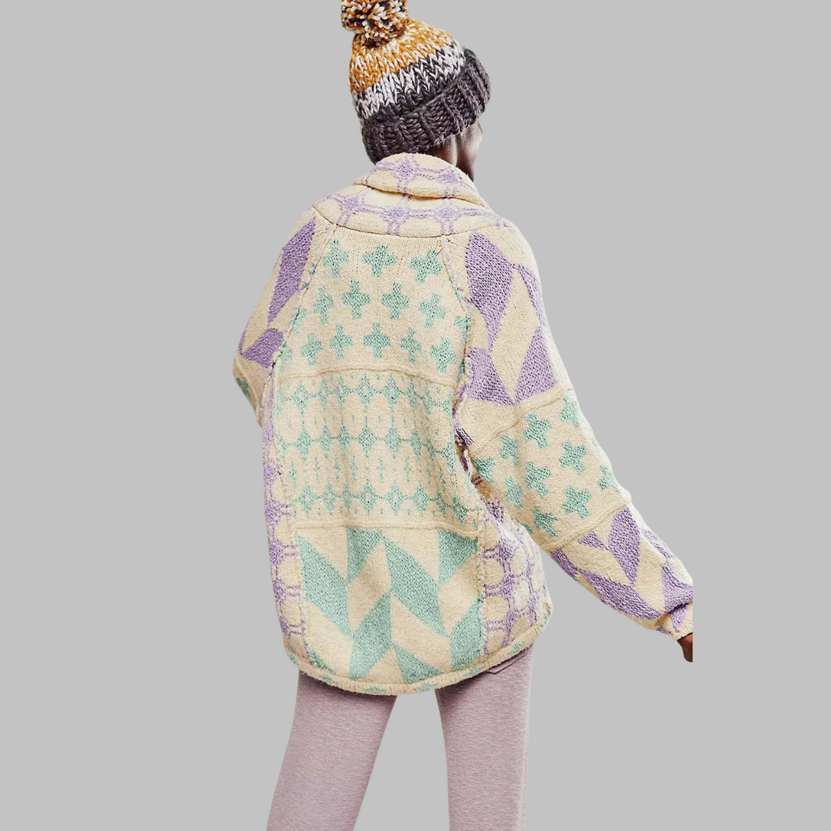 Evangelia | Elegant Cardigan – Lavender | The Bellemont Sisters Australia