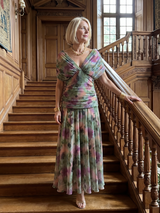 Calen | Off Shoulder Flow Midi Dress | The Bellemont Sisters Australia