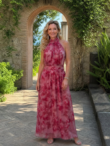 Avien™ Soft Halter Neck Midi Dress | The Bellemont Sisters Australia
