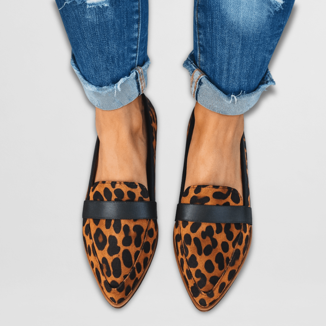 Helen - Soft Loafers – Leopard | The Bellemont Sisters Australia