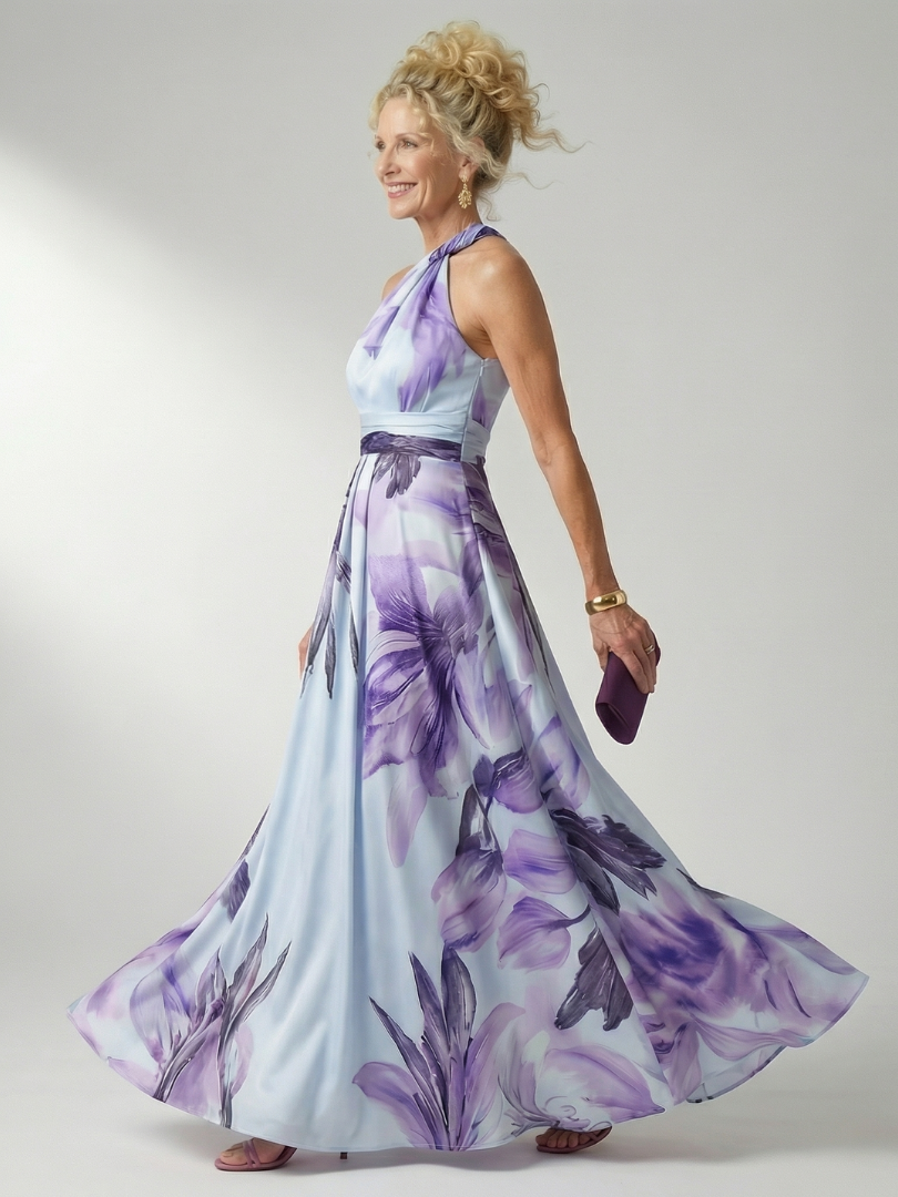 Amiel™ Light Floral Maxi Dress | The Bellemont Sisters Australia