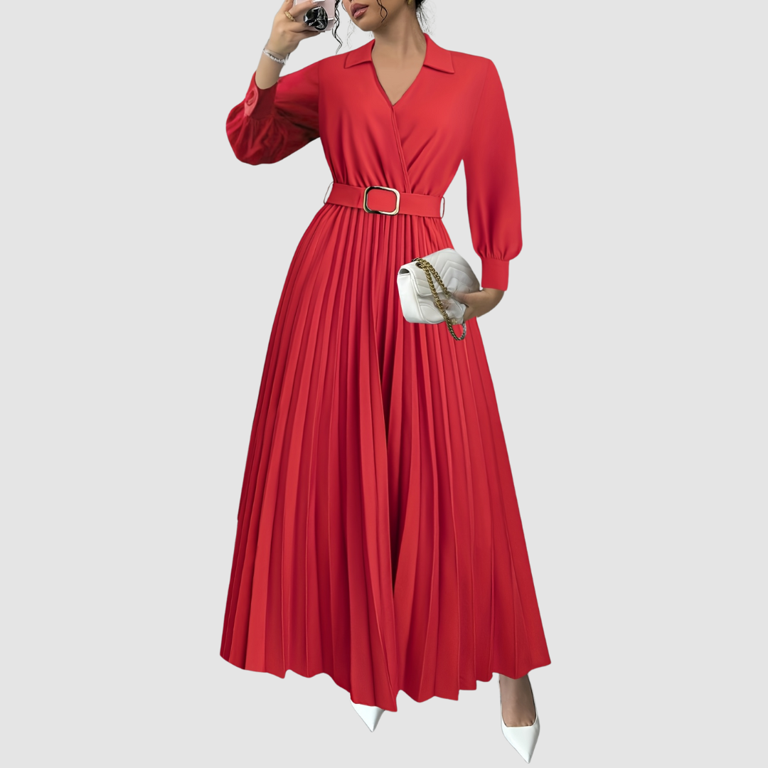 Margot Lane | Everyday Elegance Dress – Red | The Bellemont Sisters Australia